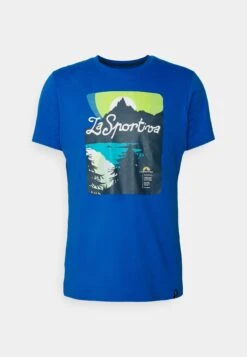 La Sportiva Lakeview - T-Shirt Print - Electric Blue -La Sportiva Buitenshuis 0c3c2e44c86240348601c8dc82dd24b4