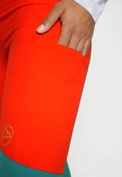 La Sportiva Camino Tight Pant - Outdoorbroeken - Cherry Tomato/Lagoon -La Sportiva Buitenshuis 2fce59bb5dae4efa8dd2d65b6878e269