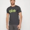 La Sportiva Retro - T-Shirt Print - Carbon/Lime Punch -La Sportiva Buitenshuis 324c86571e924b3d9998d64cfcb97ece