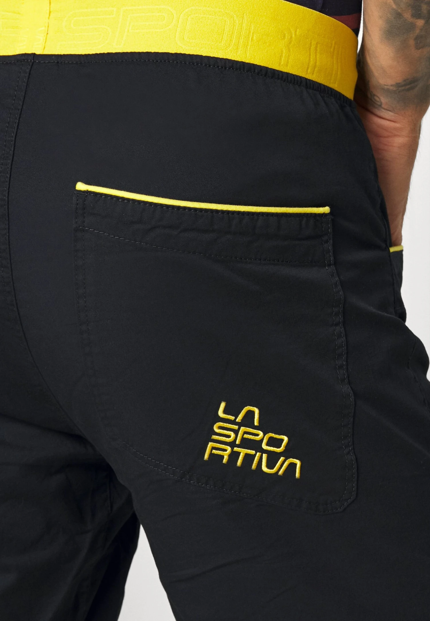 La Sportiva Esquirol Short - Outdoorshorts - Black/Yellow 6 La Sportiva Esquirol Short - Outdoorshorts - Black/Yellow - Afbeelding 5