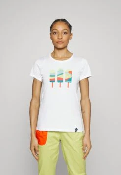La Sportiva Icy Mountains - T-Shirt Print - White