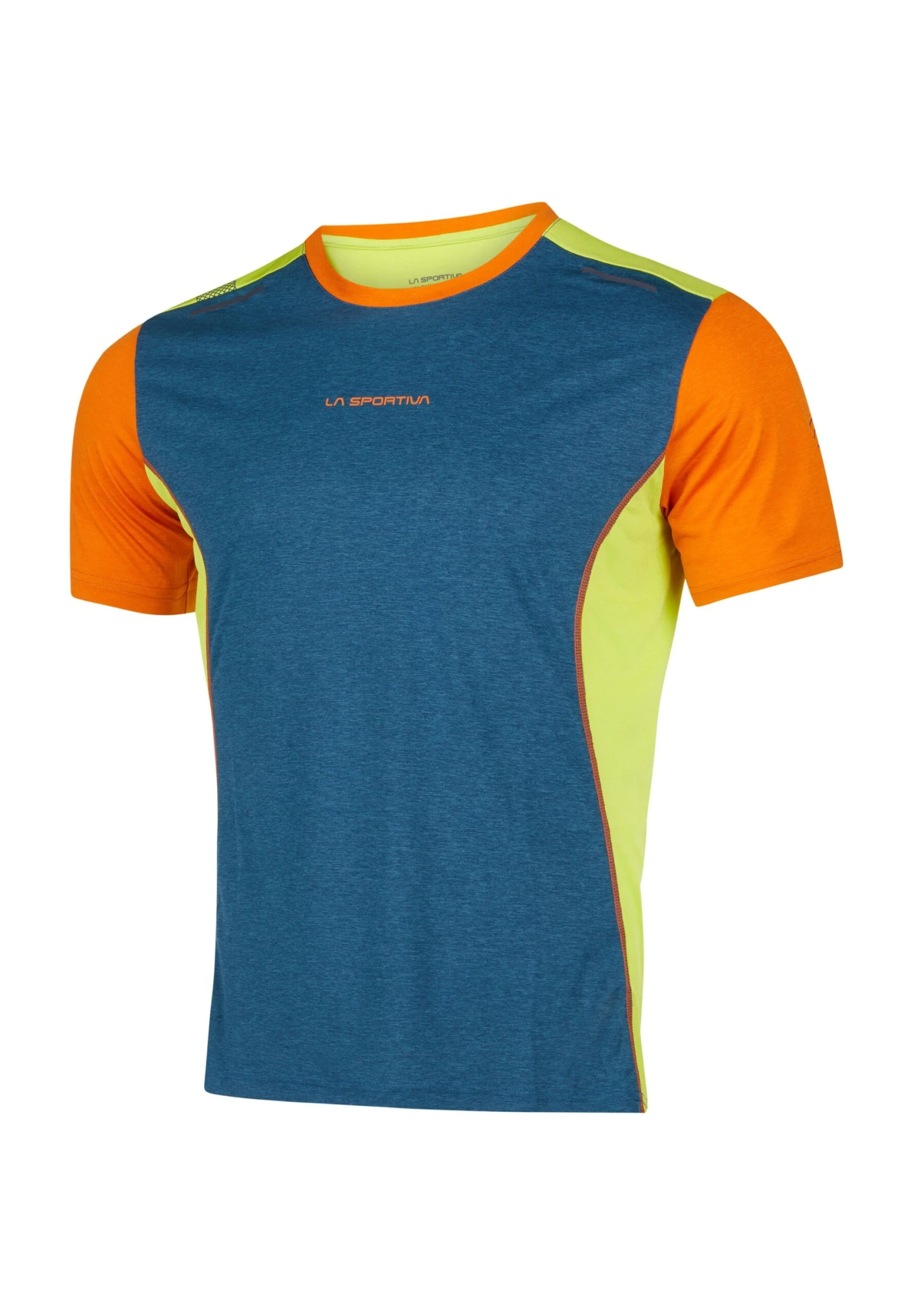 La Sportiva Tracer - T-Shirt Print - Storm Blue Lime Punch 3 La Sportiva Tracer - T-Shirt Print - Storm Blue Lime Punch