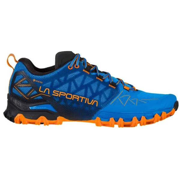 LA SPORTIVA BUSHIDO II GORE-TEX ELECTRIC BLUE/TIGER 22 3 LA SPORTIVA BUSHIDO II GORE-TEX ELECTRIC BLUE/TIGER 22