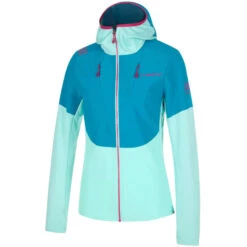 LA SPORTIVA SESSION TECH HOODY W TURQUOISE CRYSTAL 23