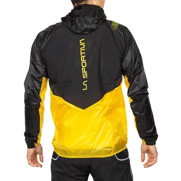 LA SPORTIVA BLIZZARD WINDBREAKER JKT M YELLOW BLACK 23 6 LA SPORTIVA BLIZZARD WINDBREAKER JKT M YELLOW BLACK 23 - Afbeelding 4