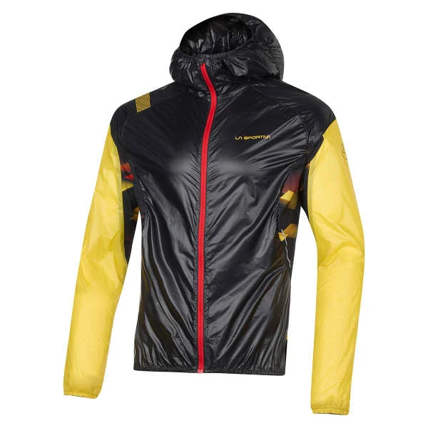 LA SPORTIVA BLIZZARD WINDBREAKER JKT M BLACK/YELLOW 23 3 LA SPORTIVA BLIZZARD WINDBREAKER JKT M BLACK/YELLOW 23