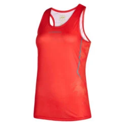 LA SPORTIVA PACER TANK W CHERRY TOMATO/GREEN BANANA 23