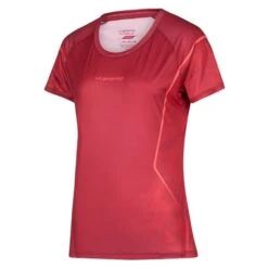 LA SPORTIVA PACER T-SHIRT W VELVET/CHERRY TOMATO 23