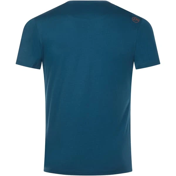 LA SPORTIVA APE T-SHIRT M STORM BLUE/HAWAIIAN SUN 23 4 LA SPORTIVA APE T-SHIRT M STORM BLUE/HAWAIIAN SUN 23 - Afbeelding 2