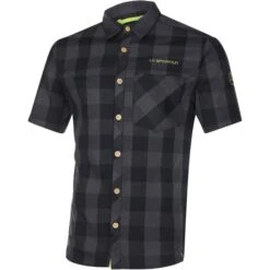 LA SPORTIVA NOMAD SS SHIRT M CARBON/LIME PUNCH 23