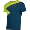 LA SPORTIVA FLOAT T-SHIRT M STORM BLUE/LIME PUNCH 23 -La Sportiva Buitenshuis 9 123187 n00639729 01