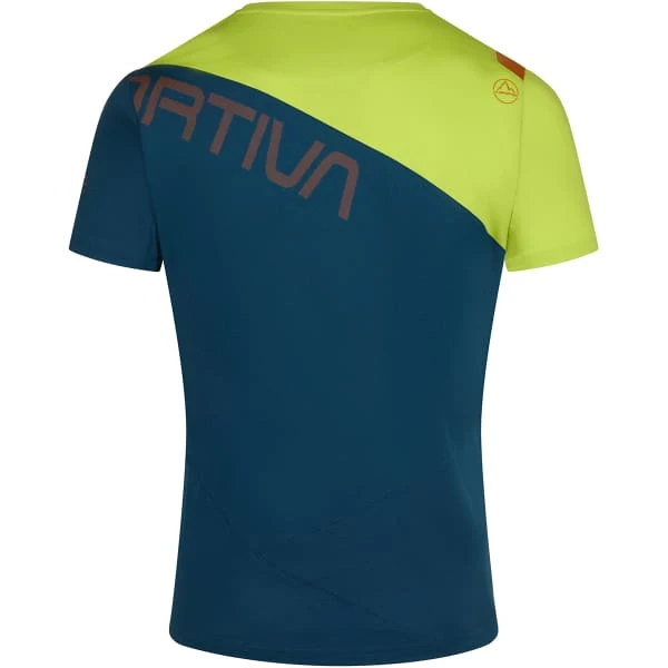 LA SPORTIVA FLOAT T-SHIRT M STORM BLUE/LIME PUNCH 23 4 LA SPORTIVA FLOAT T-SHIRT M STORM BLUE/LIME PUNCH 23 - Afbeelding 2