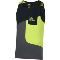LA SPORTIVA DUDE TANK M CARBON/LIME PUNCH 23