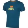 LA SPORTIVA CINQUECENTO T-SHIRT M STORM BLUE/HAWAIIAN SUN 23 -La Sportiva Buitenshuis 9 123194 n55639208 01