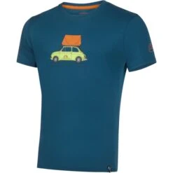 LA SPORTIVA CINQUECENTO T-SHIRT M STORM BLUE/HAWAIIAN SUN 23
