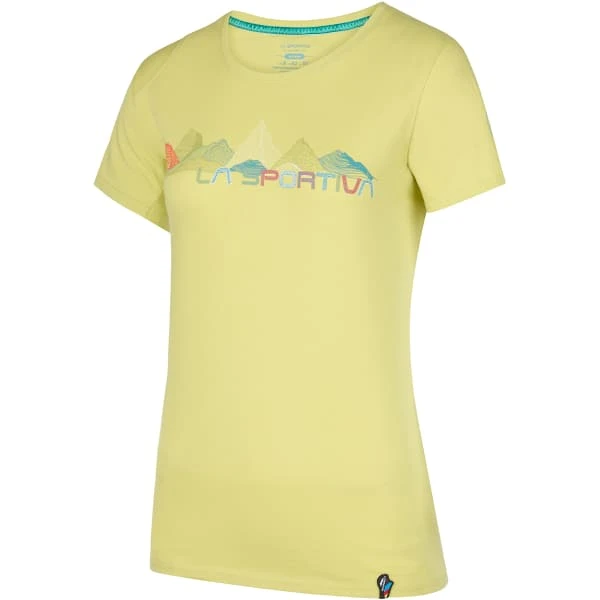 LA SPORTIVA PEAKS T-SHIRT W GREEN BANANA 23 3 LA SPORTIVA PEAKS T-SHIRT W GREEN BANANA 23