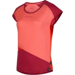La Sportiva Buitenshuis 18 LA SPORTIVA HOLD T-SHIRT W FLAMINGO/VELVET 23
