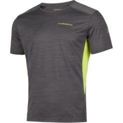 LA SPORTIVA EMBRACE T-SHIRT M CARBON/LIME PUNCH 23