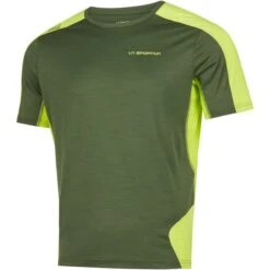 LA SPORTIVA COMPASS T-SHIRT M FOREST/LIME PUNCH 23