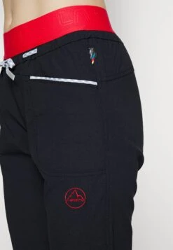 La Sportiva Mantra Pant - Trainingsbroek - Black/Hibiscus -La Sportiva Buitenshuis 9ffc20f2e14c4639850ea1fc0e65eac6