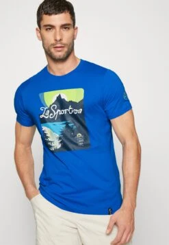 La Sportiva Lakeview - T-Shirt Print - Electric Blue -La Sportiva Buitenshuis a0c9b8e3b0a14bbb8b8adf2dfd83e7cb
