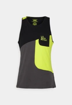 La Sportiva Dude Tank- Top - Carbon/Lime Punch -La Sportiva Buitenshuis a8ae61ba32974369b535083d196f6de1