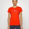 La Sportiva Peaks - T-Shirt Print - Cherry Tomato -La Sportiva Buitenshuis d0557c37d5f7491aab1d39902fe11a3d