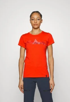 La Sportiva Peaks - T-Shirt Print - Cherry Tomato